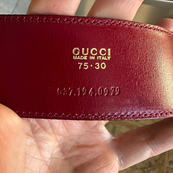 Gucci Belt Bordeaux—-BEAUTIFUL!! AUTHENTIC!! - Picture 10 of 10